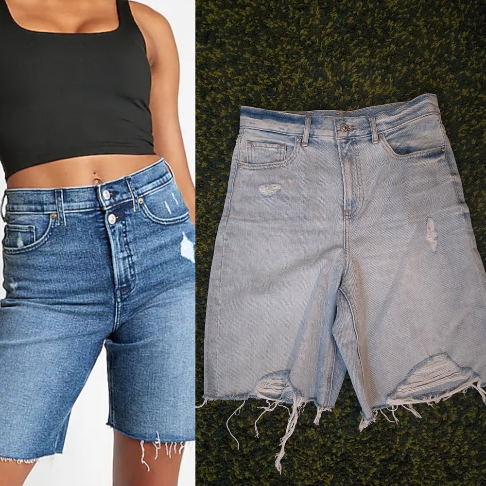 Express 90s Bermuda Shorts Size 4